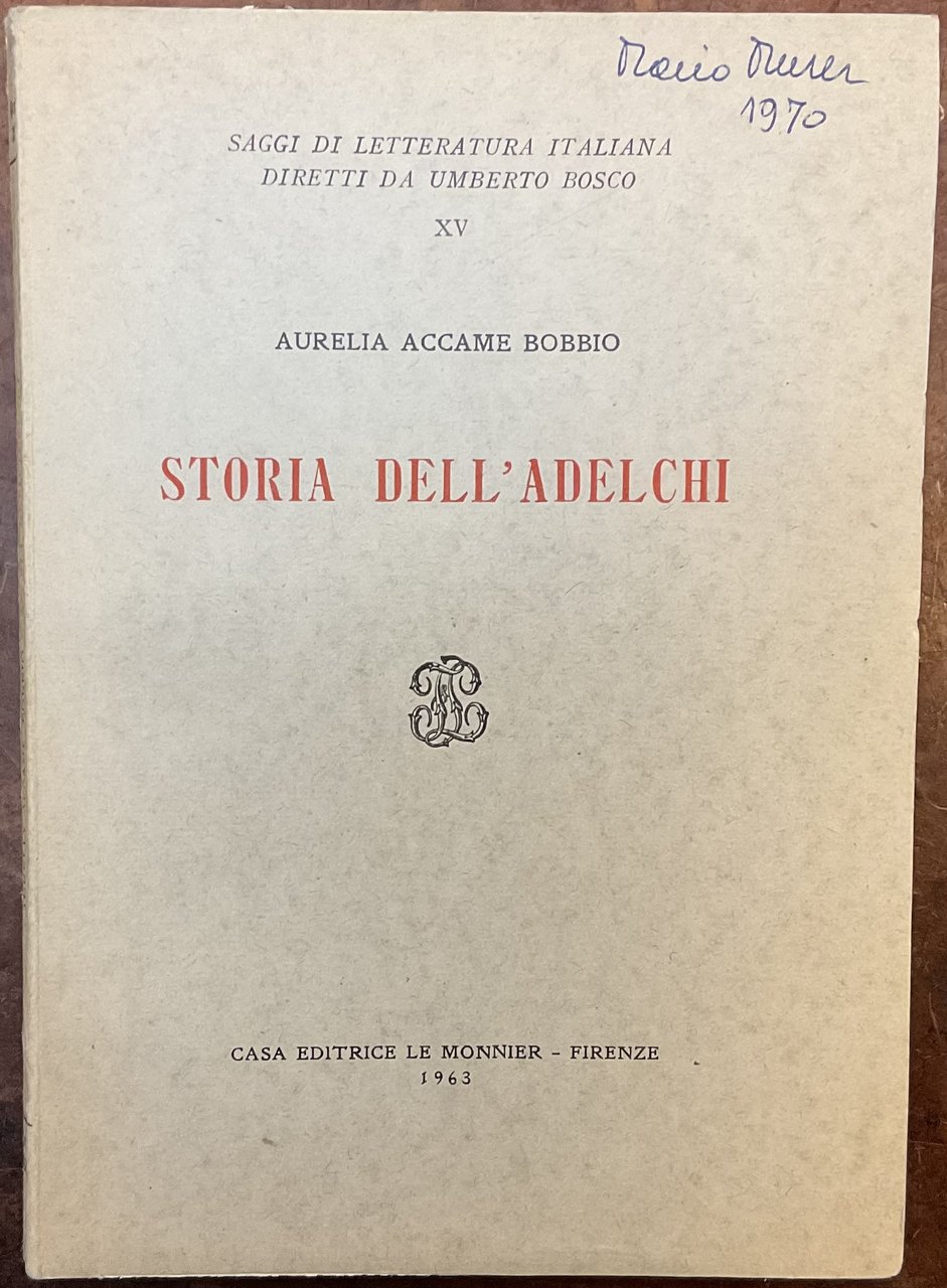 Storia dell’Adelchi