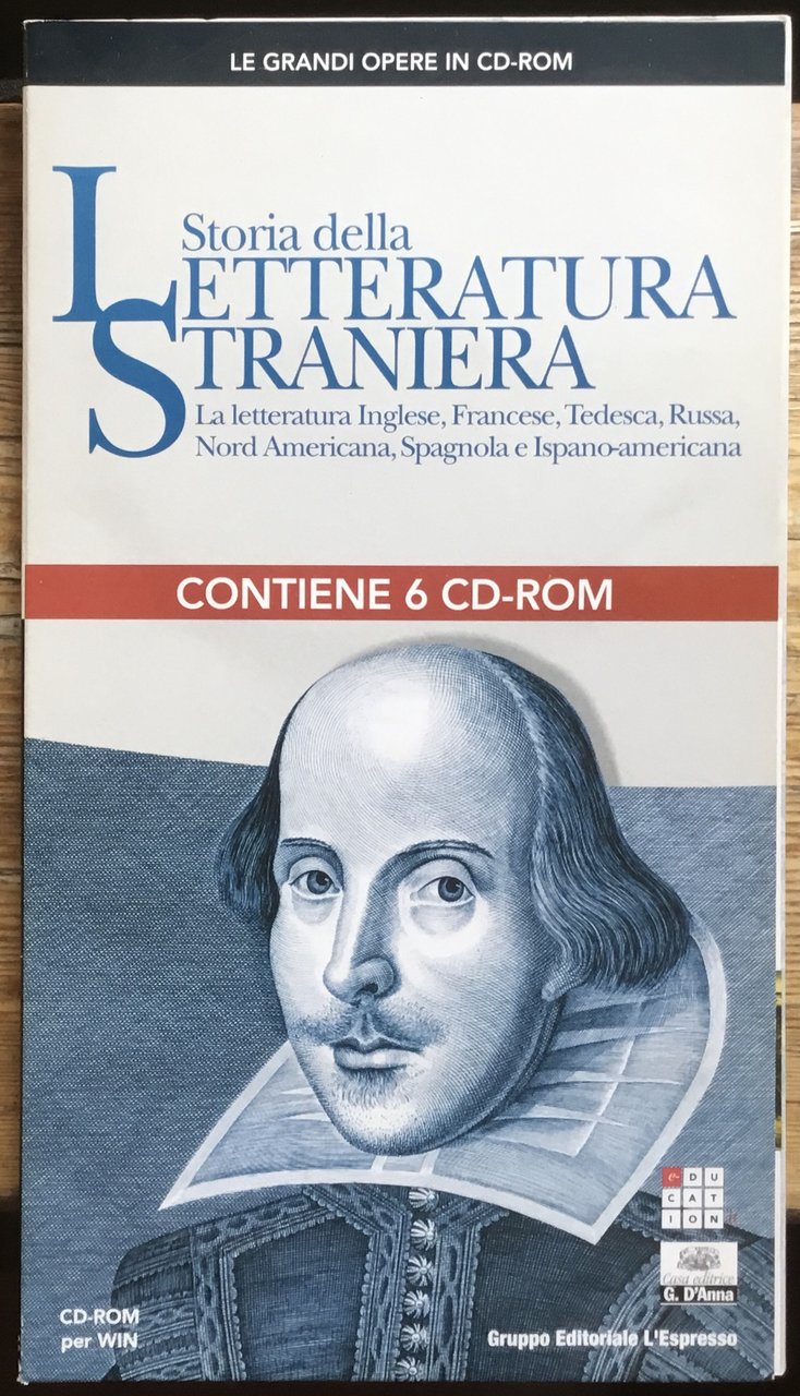 Storia della Letteratura Straniera. 6 CD-rom