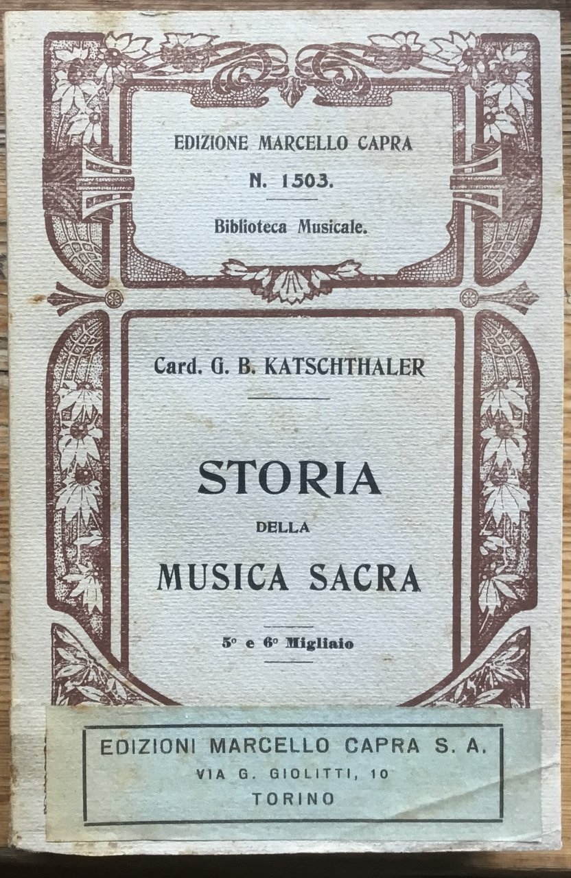 Storia della musica sacra