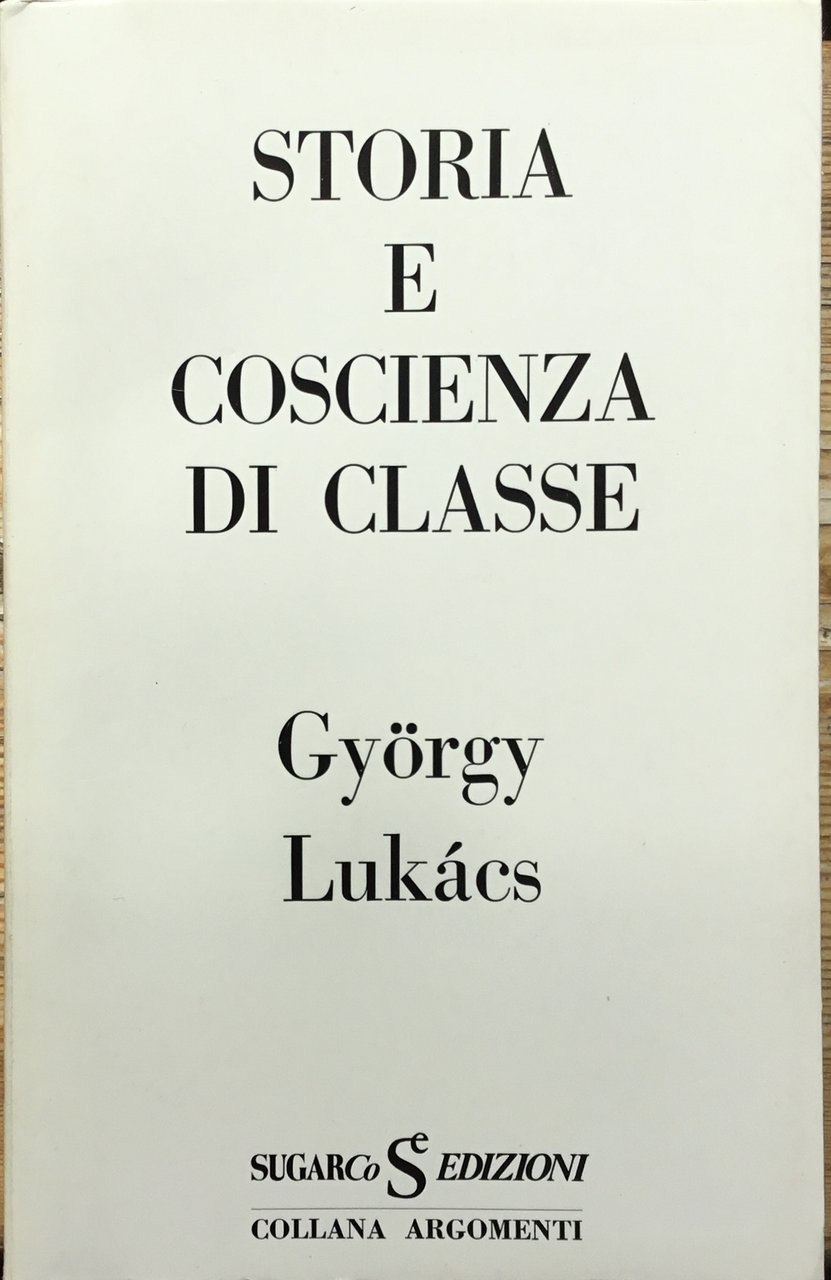 Storia e coscienza di classe