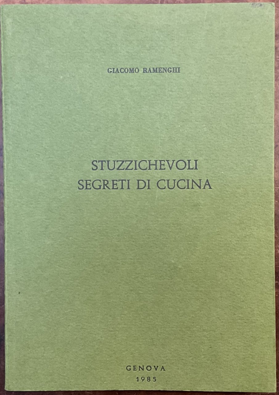 Stuzzichevoli segreti di cucina. Autografo