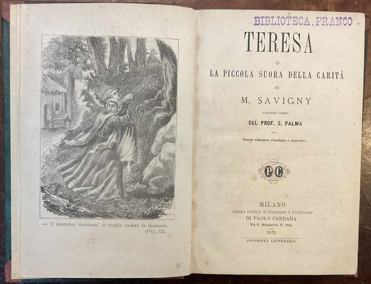 Teresa o la piccola Suora della Carità. Versione libera di …
