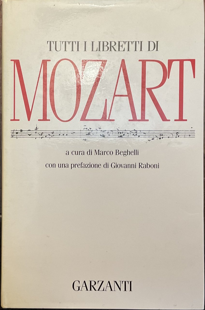Tutti i libretti di Mozart