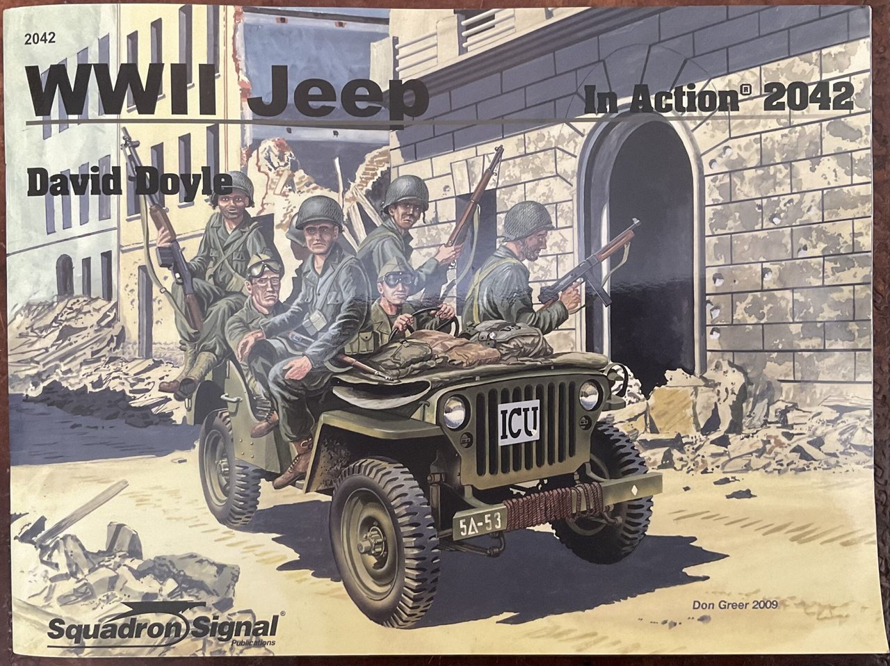 WWII Jeep. In Action 2042