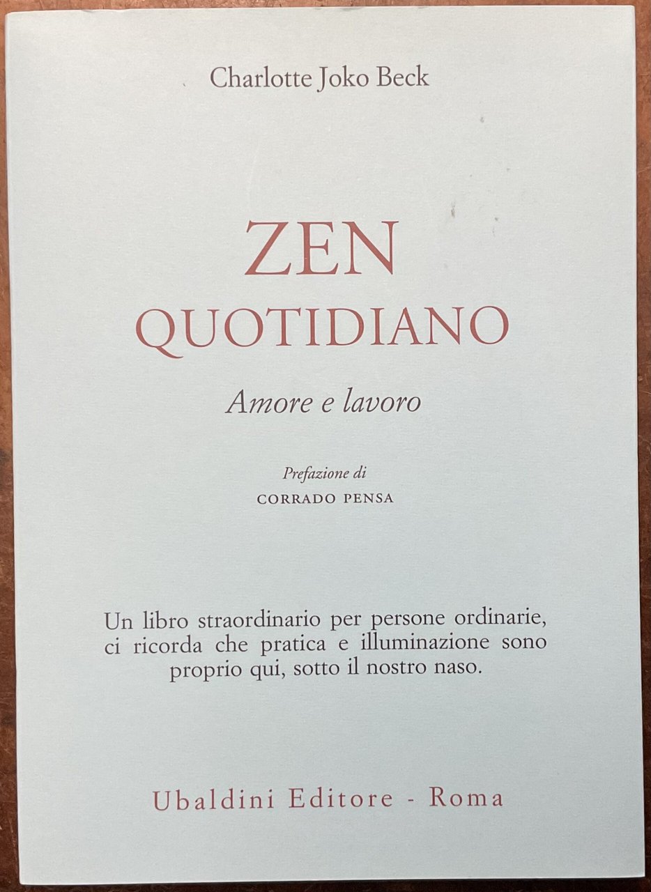 Zen quotidiano. Amore e lavoro | Immagine principale