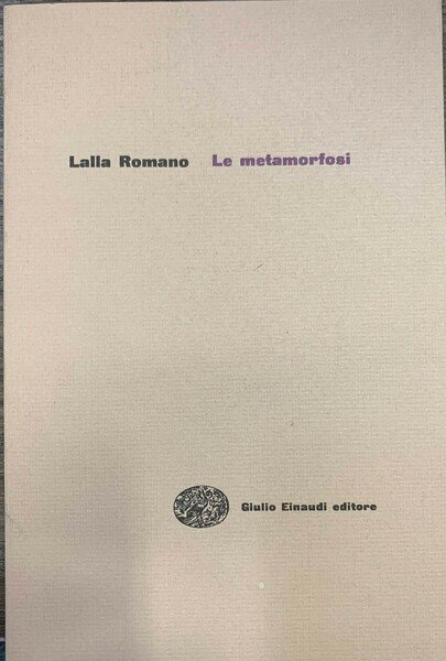 Le metamorfosi.