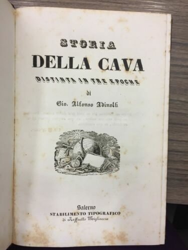 Storia della Cava distinta in tre epoche