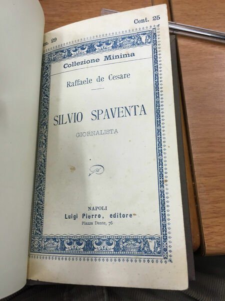 Silvio Spaventa. Giornalista | Immagine Gallery 1