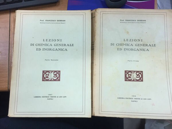 Lezioni di chimica generale ed inorganica. 2 voll