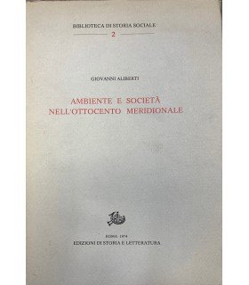 Ambiente e società nell'ottocento meridionale.