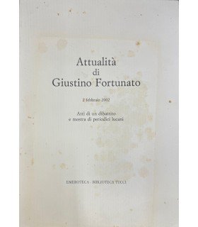 Attualità di Giustino Fortunato. | Immagine principale