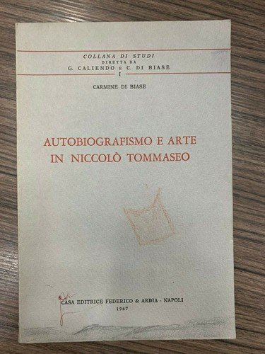 Autobiografismo e arte di Niccolò Tommaseo
