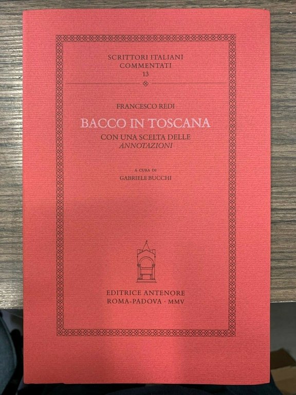 Bacco in Toscana
