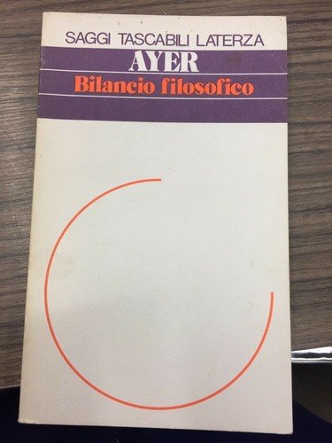 Bilancio filosofico
