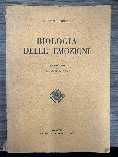 Biologia delle emozioni