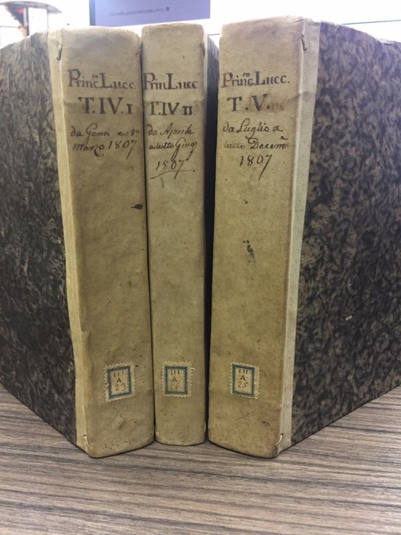 Bollettino Officiale delle leggi, e decreti del principato Lucchese. 1807