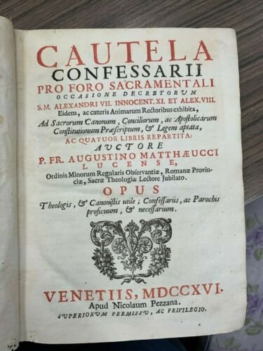 Cautela confessarii pro foro sacramentali