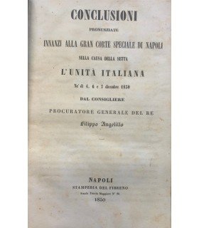 Conclusioni pronunziate innanzi alla Gran Corte Speciale di Napoli nella …