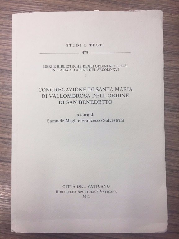 Congregazione di Santa Maria di Vallombrosa dell'ordine di San Benedetto