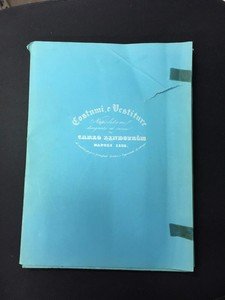 Costumi e Vestiture napoletane disegnate e incise