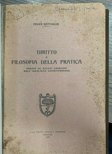 Diritto e filosofia della pratica