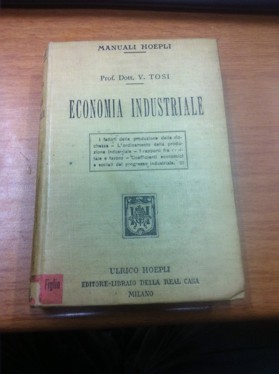 Elementi di Economia industriale
