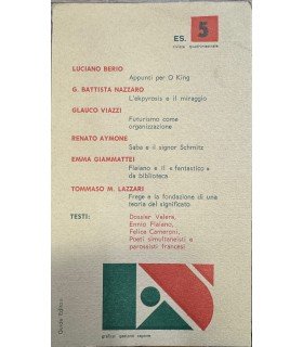 Es. Rivista quadrimestiale. N. 5 | Immagine principale