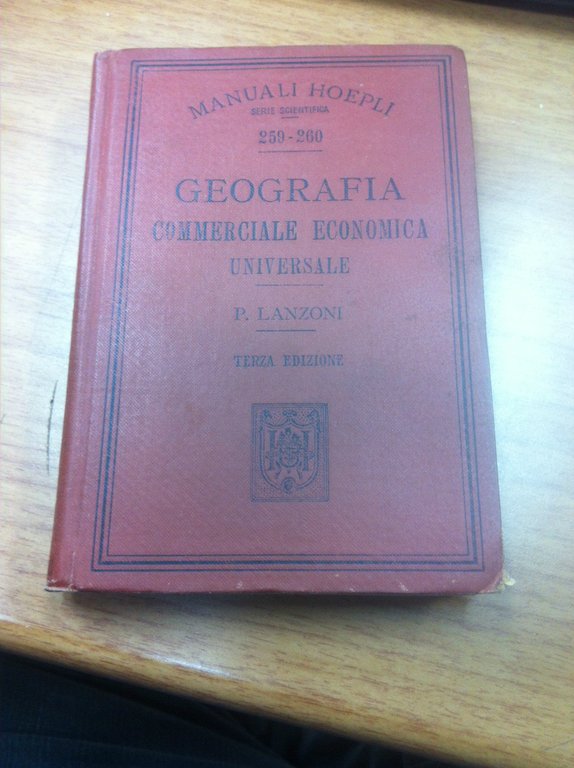Geografia commerciale economica universale