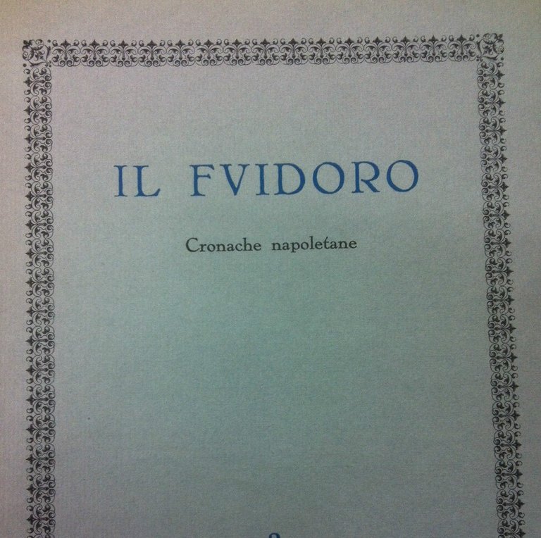 Il Fuidoro. Cronache napoletane