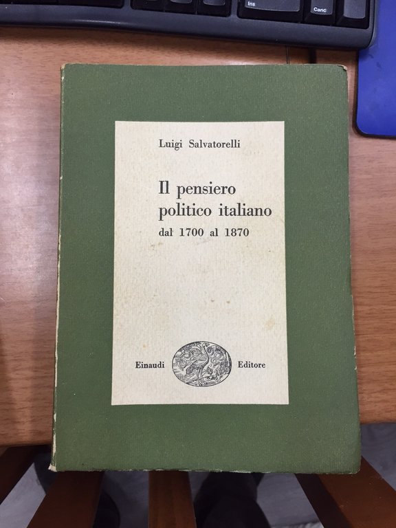 Il pensiero politico italiano dal 1700 al 1870