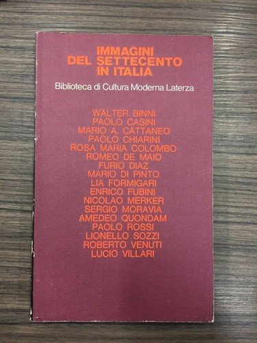 Immagini del settecento in Italia