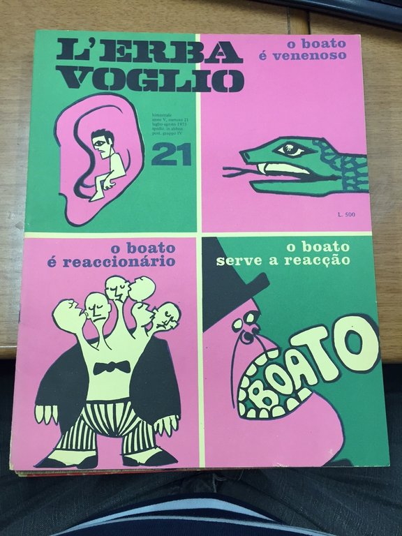 L'Erba voglio. O boato è velenoso