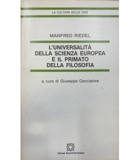 L'universalità della scienza europea e il prima della filosofia.