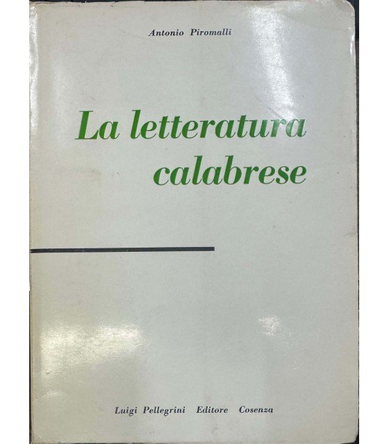 La letteratura calabrese. | Immagine principale
