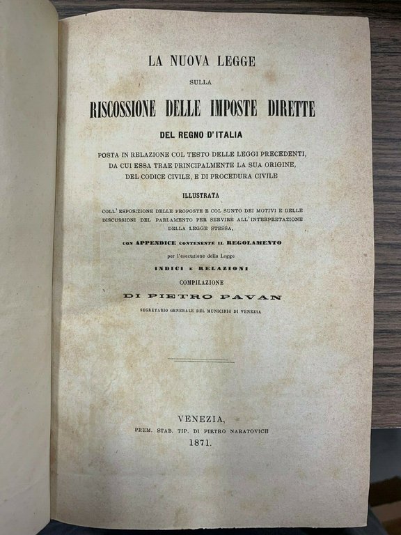 La nuova legge sulla riscossione delle imposte dirette del regno …