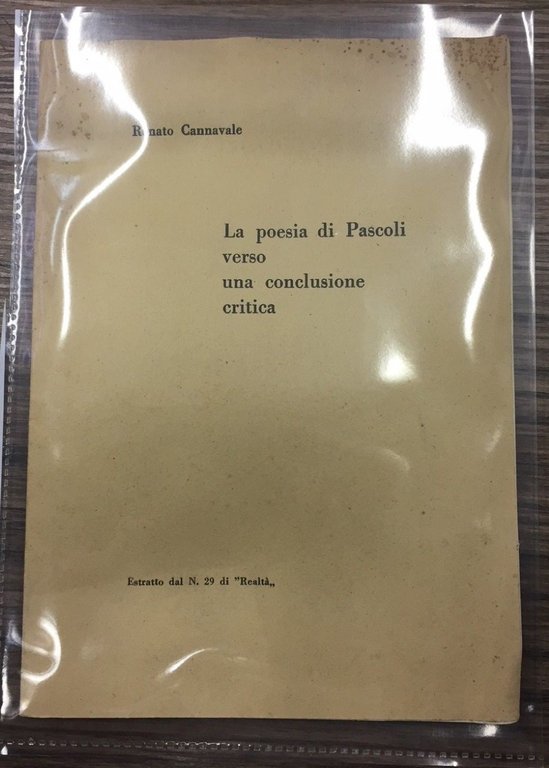 La poesia di Pascoli una coclusione critica