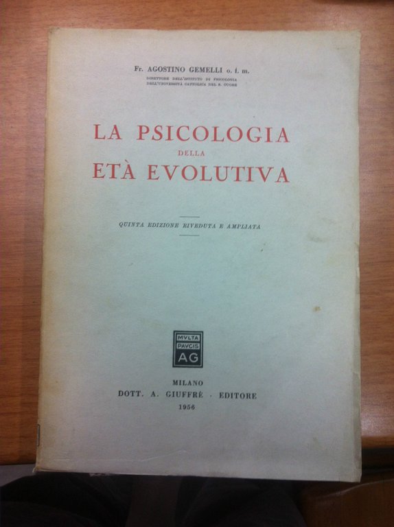 La psicologia della età evolutiva