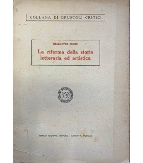 La riforma della storia letteraria ed artistica.