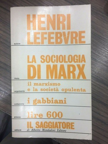 La sociologia di Marx