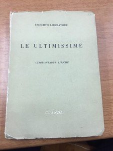 Le ultimissime. Cinquanta liriche