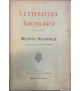 Letteratura e sociologia. Saggi postumi.