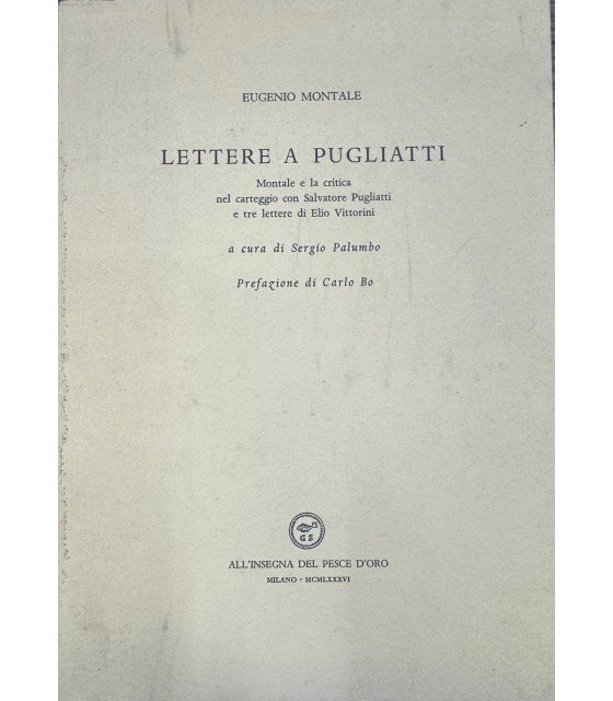Lettere a Pugliatti. | Immagine principale