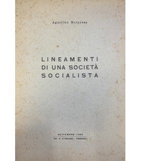 Lineamenti di una società socialista.