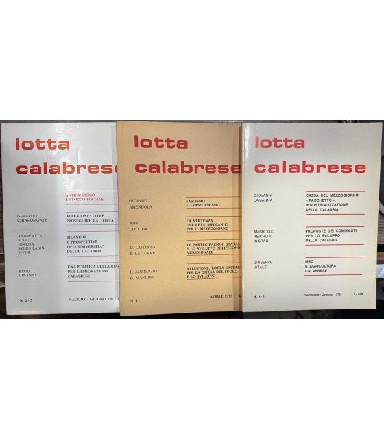 Lotta calabrese. | Immagine principale