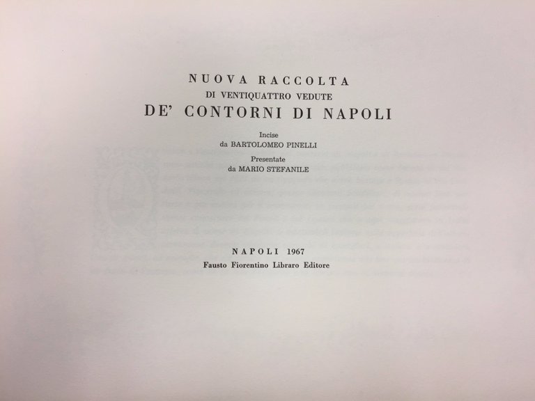 Nuova raccolta di ventiquattro vedute de' contorni di Napoli