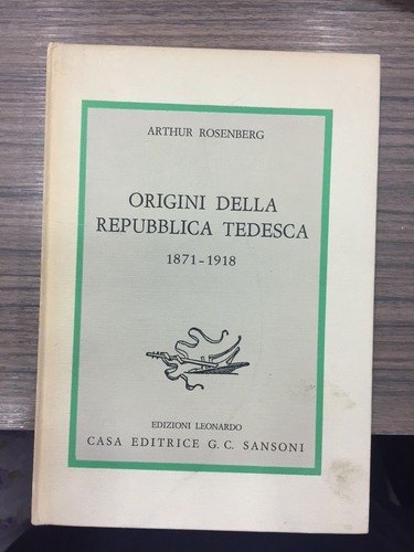 Origini della repubblica tedesca. (1871-1918)