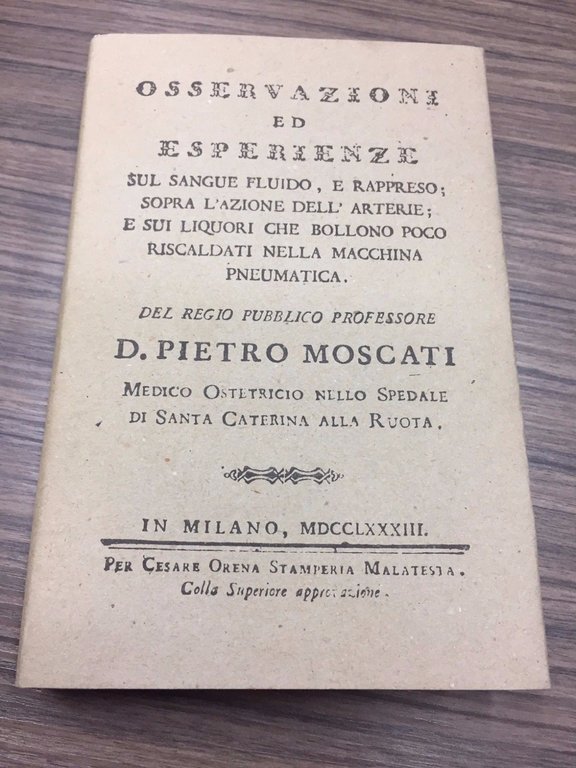 Osservazioni ed esperienze