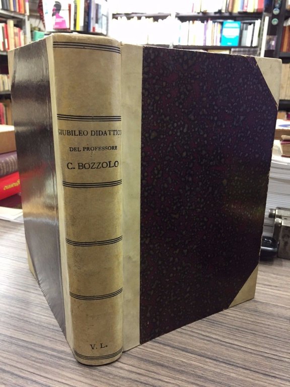 Pel giubileo didattico del professor Camillo Bozzolo
