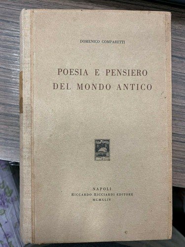 Poesia e pensiero nel mondo antico