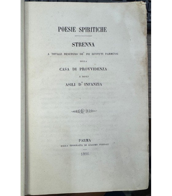 Poesie spiritiche. | Immagine principale